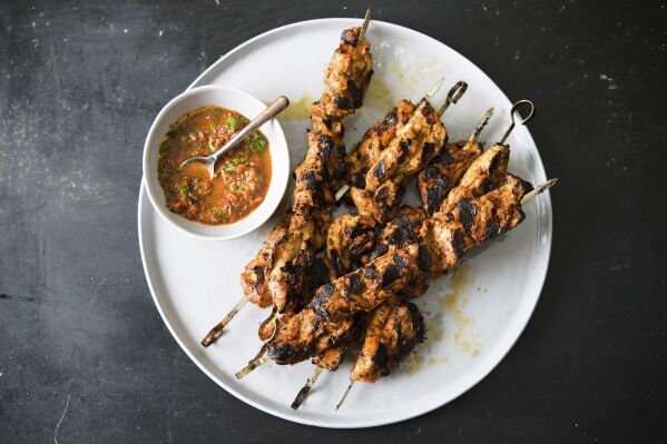 Turkish discount kebab skewers